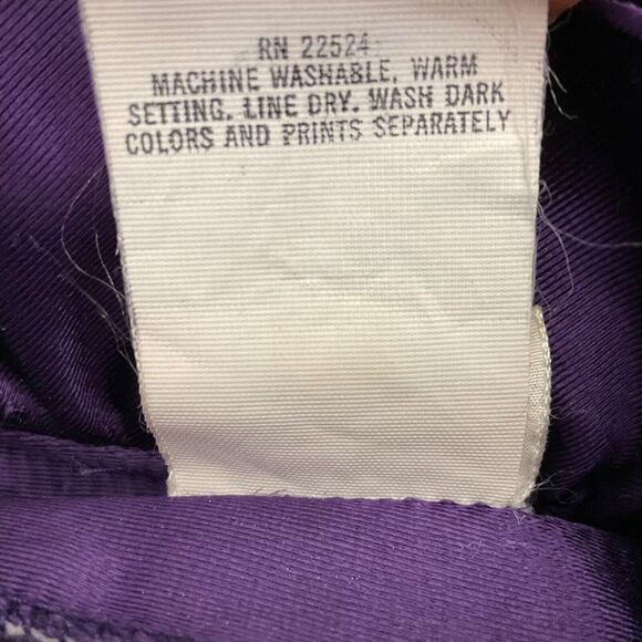 Donna Richard Gilligan & O’Malley Maxi Robe Women’s M purple Ruffle USA witchy - Picture 5 of 10